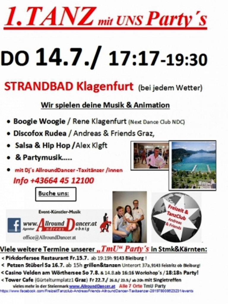 Megamix Tanz & Unterhaltungsmusik, Klagenfurt am Wörthersee, Tanzschule