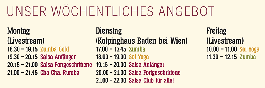 Salsa y Sol Dance & Yoga, Baden, Tanzschule